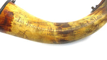Load image into Gallery viewer, Modern American Engraved Powder Horn. Ref X3392