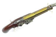 Load image into Gallery viewer, Good Flintlock Brass Barrel Blunderbuss Pistol. SN 9137
