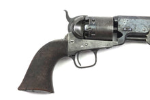 Load image into Gallery viewer, Colt London Navy Percussion Revolver, Rare Chequered Grip. SN 9091