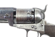 Load image into Gallery viewer, Colt London Navy Percussion Revolver, Rare Chequered Grip. SN 9091