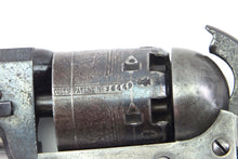 Load image into Gallery viewer, Colt London Navy Percussion Revolver, Rare Chequered Grip. SN 9091