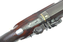 Load image into Gallery viewer, Officers Flintlock Duelling Pistols, Fine Cased Pair. SN 9125