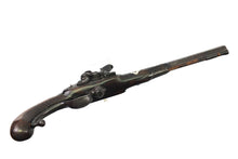 Load image into Gallery viewer, Ferguson Rifled Officers Holster Flintlock Pistol by Knubley, Very Rare. SN 9154