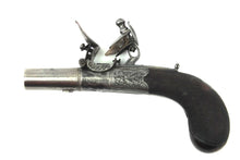 Load image into Gallery viewer, Flintlock Box-Lock Small Pocket Pistols by Samuel Henry Staudenmayer, London, Fine Cased Pair. SN 9095