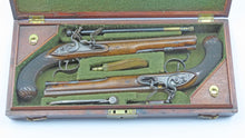 Load image into Gallery viewer, Flintlock Duelling Pistols by Mortimer. Ref X3312