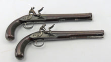 Load image into Gallery viewer, Flintlock Duelling Pistols by Wogdon & Barton, Cased Pair. Ref X3310