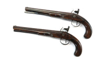 Load image into Gallery viewer, Flintlock Duelling Pistols by Wogdon, Cased Pair. Ref X3386