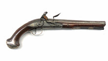Load image into Gallery viewer, Silver Mounted Flintlock Holster Pistol by Joseph Griffin. Ref 9325
