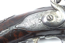 Load image into Gallery viewer, Flintlock Holster Pistol By J. Dafte Of London, very rare. SN 9099