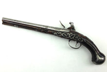 Load image into Gallery viewer, Flintlock Holster Pistol By J. Dafte Of London, very rare. SN 9099