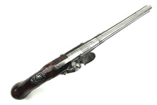 Load image into Gallery viewer, Flintlock Holster Pistol By J. Dafte Of London, very rare. SN 9099