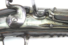 Load image into Gallery viewer, Rare Long Flintlock Holster Pistols by W. Turvey. SN 9117