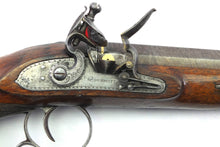 Load image into Gallery viewer, Irish Officers Flintlock Duelling Pistol by McDermott, Fine. SN 9160