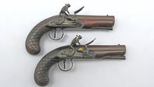 Load image into Gallery viewer, Flintlock Man Stopper Pistols by H. W. Mortimer. Ref X3322