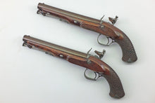 Load image into Gallery viewer, Pair of Flintlock Officers Pistols by Prosser. Ref 9168