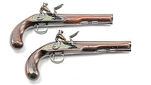 Load image into Gallery viewer, Flintlock Officers Pistols by Wogdon, Cased Pair. Ref X3308