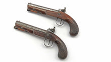 Load image into Gallery viewer, Flintlock Overcoat Pistols by Barton, Fine & Rare. Ref X3320