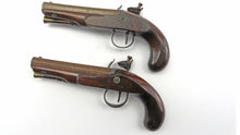 Load image into Gallery viewer, Flintlock Overcoat Pistols by Barton, Fine, Rare. Ref X3318