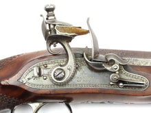 Load image into Gallery viewer, Flintlock Overcoat Pistols by Mortimer Son, Cased Pair. Ref X3311