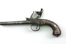 Load image into Gallery viewer, Flintlock Double Barrel Pistol by Mortimer, Rare. SN 9155