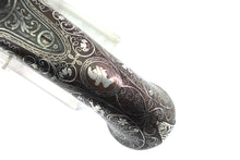 Load image into Gallery viewer, Flintlock Double Barrel Pistol by Mortimer, Rare. SN 9155