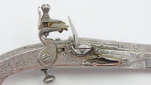 Load image into Gallery viewer, Scottish Steel & Silver Scroll Butt Belt Flintlock Pistol by Murdoch. Ref X3272