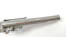Load image into Gallery viewer, Scottish Steel & Silver Scroll Butt Belt Flintlock Pistol by Murdoch. Ref X3272