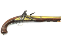 Load image into Gallery viewer, Pair of Flintlock Silver Mounted Pistols by Hadley. (Ref 9169)