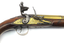 Load image into Gallery viewer, Pair of Flintlock Silver Mounted Pistols by Hadley. (Ref 9169)