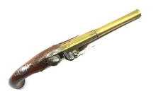 Load image into Gallery viewer, Pair of Flintlock Silver Mounted Pistols by Hadley. (Ref 9169)