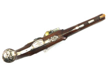 Load image into Gallery viewer, Pair of Flintlock Silver Mounted Pistols by Hadley. (Ref 9169)