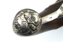 Load image into Gallery viewer, Pair of Flintlock Silver Mounted Pistols by Hadley. (Ref 9169)
