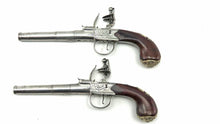 Load image into Gallery viewer, Silver Mounted Flintlock Pocket Pistols by Heylin. Ref 9350