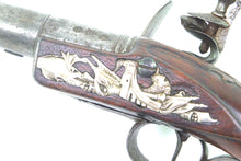 Load image into Gallery viewer, Flintlock Queen Anne Pistols by Griffin of Bond Street, a historic pair. SN 9052