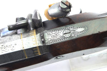 Load image into Gallery viewer, Rifled Flintlock Artillery Officers Pistols by Thomas Styan of Manchester, very fine pair. SN X3025
