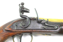 Load image into Gallery viewer, Flintlock Royal Mail Guards Pistol by H. W. Mortimer Co, very fine. SN 9065