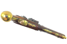 Load image into Gallery viewer, Flintlock Royal Mail Guards Pistol by H. W. Mortimer Co, very fine. SN 9065