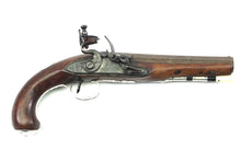 Load image into Gallery viewer, Fine Quality Pair of Flintlock Silver Mounted Holster Pistols. SN 9106