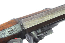 Load image into Gallery viewer, Fine Quality Pair of Flintlock Silver Mounted Holster Pistols. SN 9106