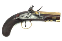 Load image into Gallery viewer, Flintlock Travelling Pistols, fine cased pair. SN 9103