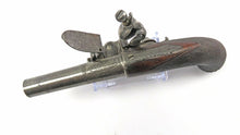 Load image into Gallery viewer, Flintlock Side Action Travelling Pistols by Mortimer, Very Fine Cased Pair. Ref X3323
