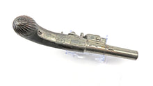 Load image into Gallery viewer, Flintlock Side Action Travelling Pistols by Mortimer, Very Fine Cased Pair. Ref X3323