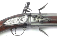 Load image into Gallery viewer, English Flintlock Wender Holster Pistol by Turvy, very rare. SN 9129