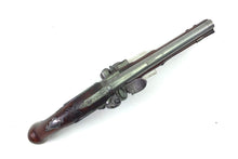 Load image into Gallery viewer, English Flintlock Wender Holster Pistol by Turvy, very rare. SN 9129
