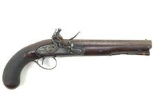 Load image into Gallery viewer, Flintlock Officers Duelling Pistols by Smith of London Fine Cased Pair. SN 9069