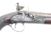 Load image into Gallery viewer, Flintlock Officers Duelling Pistols by Smith of London Fine Cased Pair. SN 9069