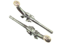 Load image into Gallery viewer, Double Flintlock Single Trigger Turn Off Pistols For Certainty Of Fire By Barbar, Extremely Rare Pair. SN 9059