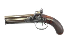 Load image into Gallery viewer, Over and Under Flintlock Pistols by Staudenmayer London, very fine cased pair. SN X3024