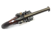 Load image into Gallery viewer, Over and Under Flintlock Pistols by Staudenmayer London, very fine cased pair. SN X3024