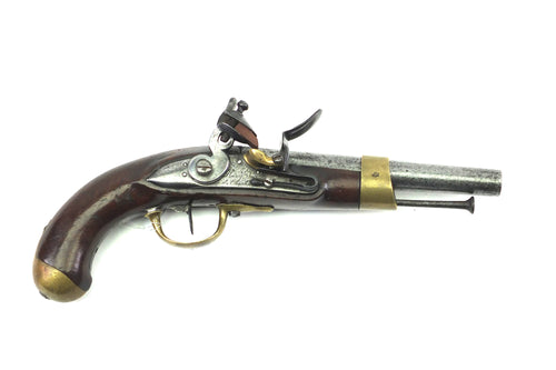 French Charleville ANXII Cavalry Pistol. SN X3077